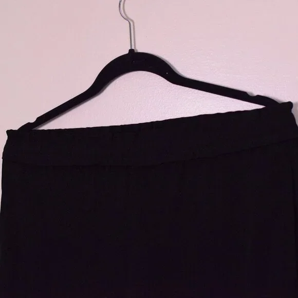 Women's ZARA Black Elastic High-Waist Trouser Business Casual Pant - Size S - Picture 2 of 7